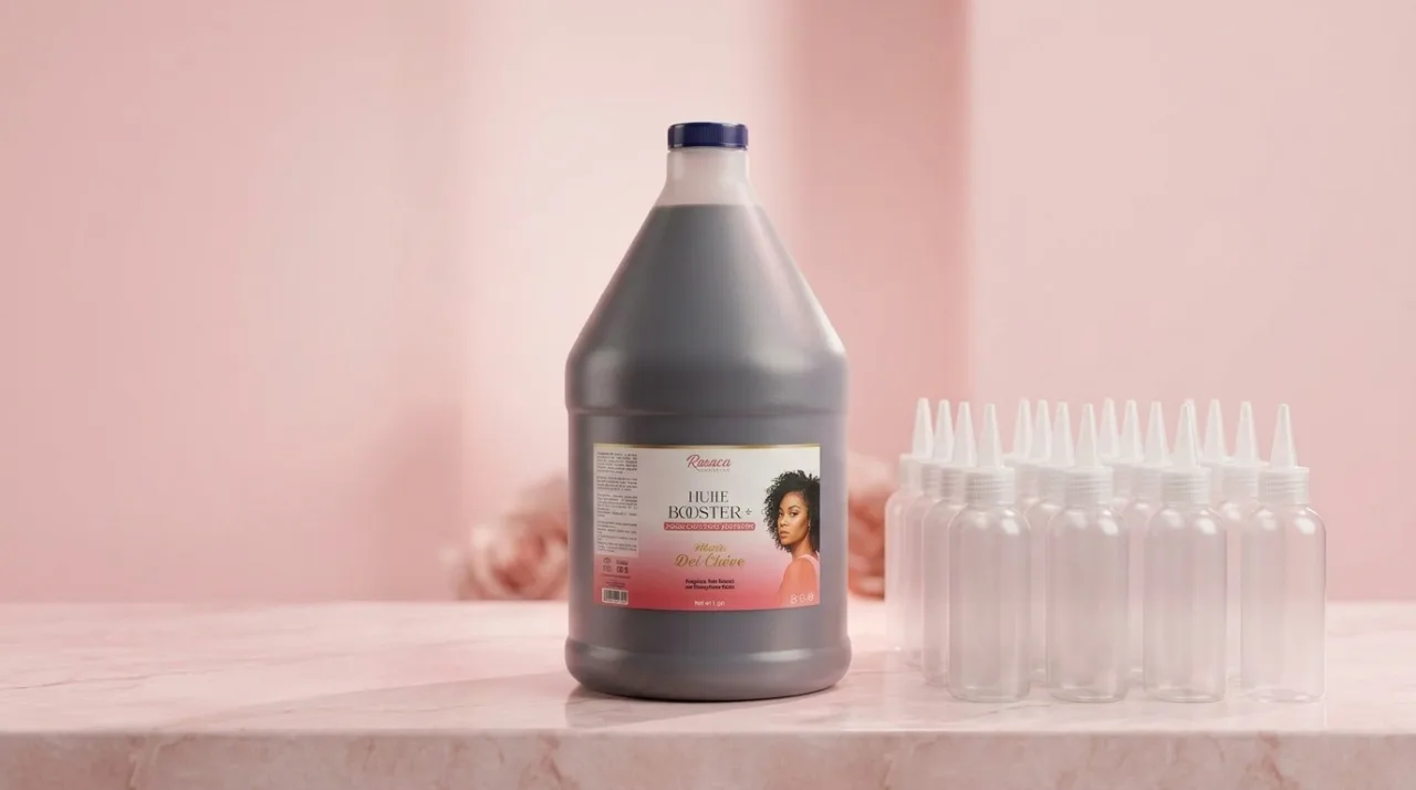 Gallon huile booster avec recipient